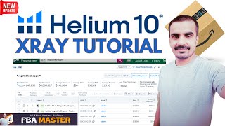 Helium10 Xray Tutorial 2025  Helium10 For Amazon  FBA Master Amazon [upl. by Kriss]