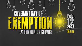 Covenant Day Of Exemption amp Special Communion Service  02122023  Winners Chapel Maryland [upl. by Znieh80]