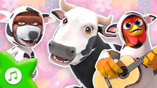 La Mucca Lola 🐮 Canzoni Per Bambini 👨🏻‍🌾 La Fattoria di Zenon [upl. by Chader]