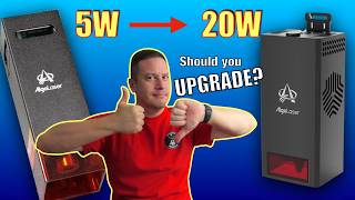 AlgoLaser 5W vs 20W LASER Module  EASILY Upgrade Diode Lasers [upl. by Arhoz]