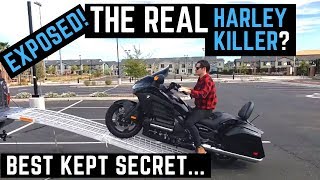 The REAL Harley Killer Honda Goldwing F6B Review Ride Impressions Walk Around 060 mph [upl. by Torres]