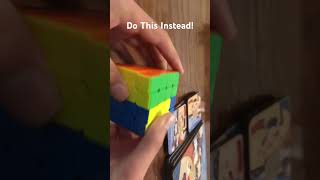 How To Fix The 4x4 Rubiks Cube Parity shorts cube [upl. by Ardyth]