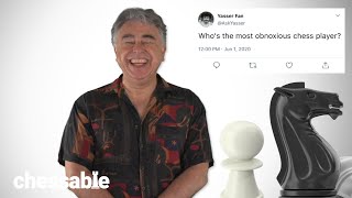 Yasser Seirawan Answers Chess Questions From Twitter  Ask Yasser Ep1  CHESSABLE [upl. by Mraz]