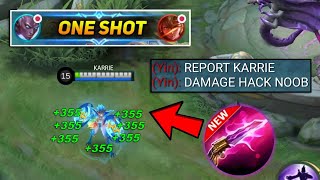 KARRIE NEW SEASON LIFESTEAL HACK BUILD MUST TRY  KARRIE BEST UPDATED BUILD AND EMBLEM 2024 [upl. by Latrena]