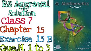 Properties of Triangle  Class 7 Exercise 15B Question 1 to 3  Rs Aggarwal  Md Sir [upl. by Umeko]