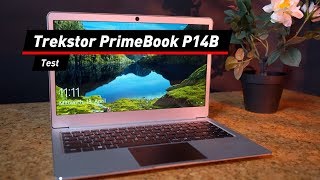 Trekstor PrimeBook P14B im Test TopDesign für Sparer [upl. by Trakas488]