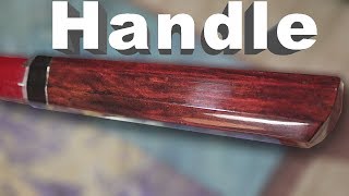 How my Dad Puts a Cyanoacrylate Finish on a Knife [upl. by Septima761]