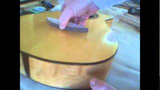 Vid 30 Making the Bridge  Building an Acoustic Guitar [upl. by Oidiple887]