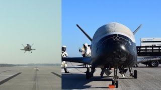 X37B landing OTV4 7 May 2017 [upl. by Lahey857]