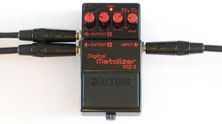 BOSS MZ2 Digital Metalizer Demo [upl. by Eatnoled]