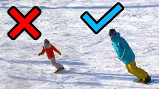 Fix the Most Common Snowboarding Mistake [upl. by Maclaine]