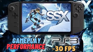 SSX on LEGION GO  PS3 Emulator  30 FPS  Emulator Settings [upl. by Sylado]