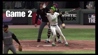 2056 ALCS Game 2  Sacramento Sonics  Fargo Fighters  MLB The Show 22 [upl. by Tengler]