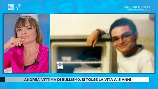 Il bullismo è una piaga sociale parla la mamma di Andrea Spezzacatena  Domenica In 03112024 [upl. by Ailero]