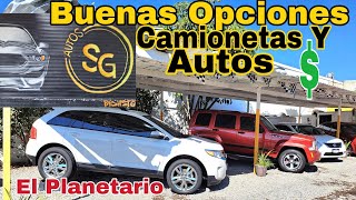 BUENAS OPCIONES AUTOS SG Camionetas y Autos tianguis el planetario zona autos [upl. by Eednac]