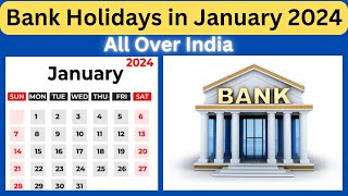 Bank Holidays in January 2024 bankholidayinjan2024 2024bankholidays advayainfo [upl. by Morita]