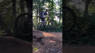 Nice Jump to Flat 🔥🔥 mtb halfords jumping outside fun cool chill epic [upl. by Leumas]