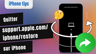 iPhone bloqué sur supportapplecomiphonerestore [upl. by Willms]