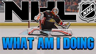 NHL 24 Be A Pro Goalie EP19 WHATS GOING ON [upl. by Lucilla]