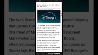 Disney might get a new CEO disney [upl. by Choo545]