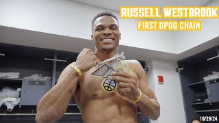 Russell Westbrook Wins His First DPOG Chain 🥶 [upl. by Imnubulo]