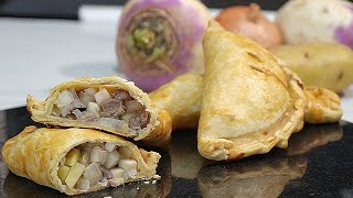 CORNISH PASTY Traditional BRITISH pastry CORNWALL HYSapientia [upl. by Ameh]