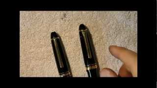 Fountain Pen Shootout 21 Sailor 1911 Large vs Montblanc 146 [upl. by Hildegaard261]