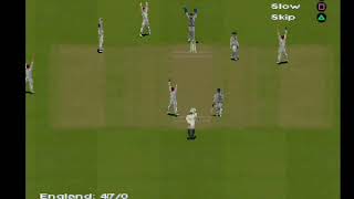 International Cricket Captain Ashes Edition 2001 PS1 Gameplay [upl. by Novahs258]