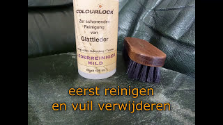 Meubeleer verven met Colourlock leerverf Top resultaat [upl. by Larimer]