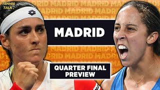 Jabeur vs Keys  Madrid Open 2024 QF  Tennis Prediction [upl. by Even]