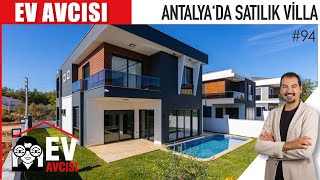 Antalyada Tek Müstakil Havuzlu Lüks Villa  Antalya Satılık Villa 94SATILDI [upl. by Joice]