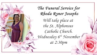 The Funeral Service for Rhoda Ryner Josephs [upl. by Adnuhsal]