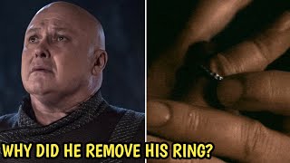 Why did Lord Varys remove his rings before being escorted out to be executed [upl. by Landes]