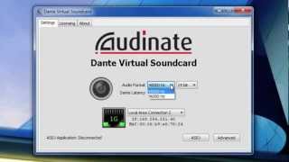 Dante Virtual Soundcard [upl. by Ennaeed102]