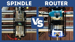 10 Differences Between CNC Spindles amp Routers I Use Both [upl. by Arved]