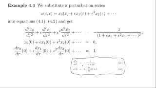 Lecture 16 Perturbation Method using nondimensional Form [upl. by Sausa243]