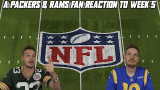 A Packers amp Rams Fan Reaction to NFL Week 5 [upl. by Barbuto805]