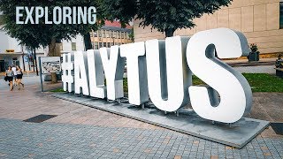 Exploring City of Alytus Lithuania  Osmo Pocket [upl. by Aissatan]