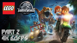 Lego Jurassic World  Full Game  4K60FPS  Part 2 [upl. by Ennairb]