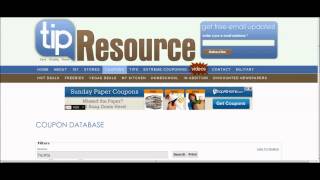 HOW TO FIND COUPONS  EXTREME COUPONING DATA BASE VIDEO [upl. by Kred]