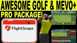 Awesome Golf Simulator Review with Flightscope Mevo Pro Package [upl. by Redienhcs]