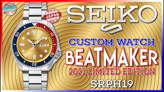 Seiko 5 Pogue 20 Beatmaker 2021 Limited Edition 100m Automatic SRPH19SBSA137 Unbox amp Review [upl. by Marlene265]