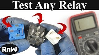 How to Test a 3 4 or 5 Pin Relay  With or Without a Diagram [upl. by Damiani141]