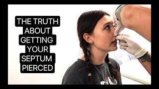 THE TRUTH ABOUT GETTING YOUR SEPTUM PIERCED [upl. by Imtiaz]