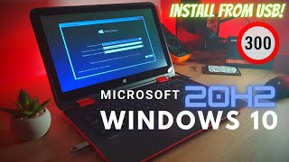 How to Install Windows 10 Version 20H2 NEW [upl. by Lachlan]