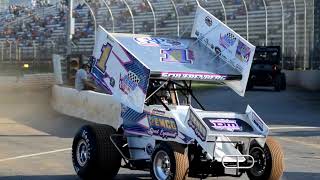 Port Royal Speedway 410 Sprint Car Highlights 81923 [upl. by Eisaj180]