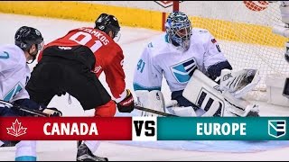 Canada vs Europe  World Cup of Hockey 2016  All Goals 21916 [upl. by Elehcar]