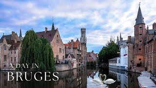 One Day in Bruges Relaxing Itinerary 🧇🍫 [upl. by Nagap297]