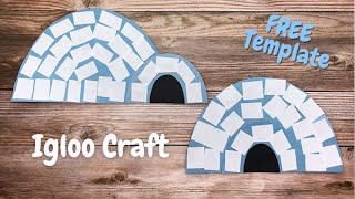 Igloo Craft Free Template [upl. by Annas]