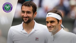 Roger Federer vs Marin Cilic  Wimbledon 2016 Replayed [upl. by Nalhsa295]